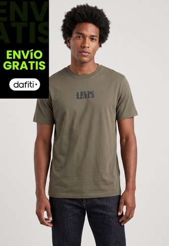 Camiseta Levi's Graphic Crewneck Verde Oliva Levis