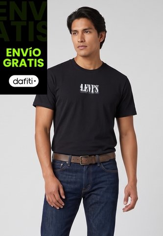 Camiseta Levi's Graphic Crewneck Negro Levis