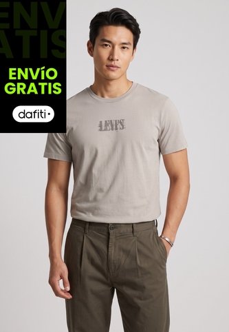 Camiseta Levi's Graphic Crewneck Taupe Levis