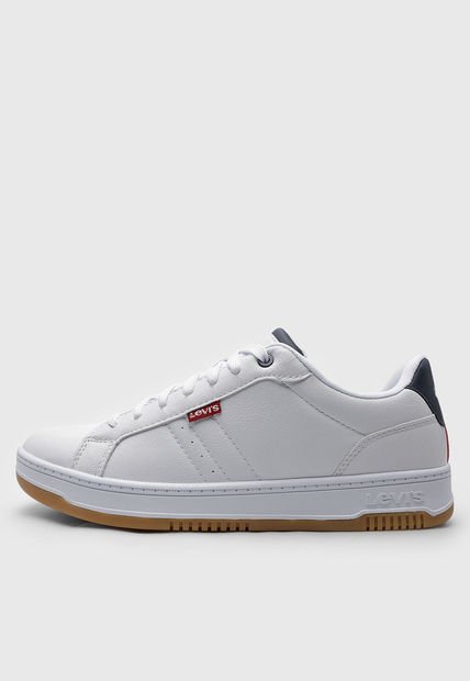 Tenis Lifestyle Blanco-Azul Navy-Rojo Levi's Carson