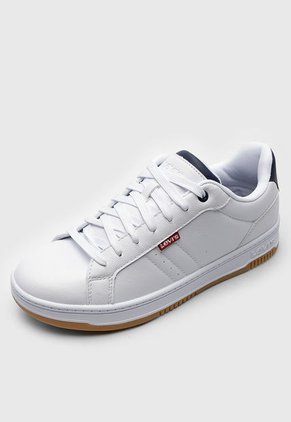 Tenis Lifestyle Blanco-Azul Navy-Rojo Levi's Carson
