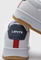 Tenis Lifestyle Blanco-Azul Navy-Rojo Levi's Carson de Levis
