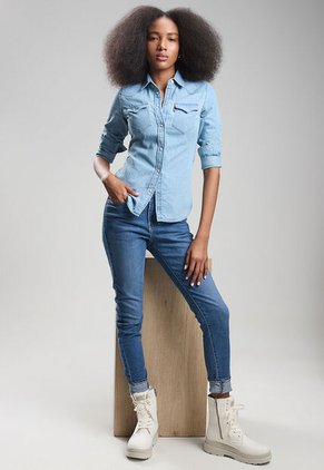 Jean Levi's 720 Super Skinny Fit Índigo Medio.