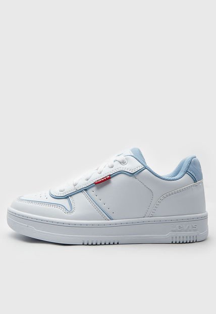 Tenis Lifestyle Blanco-Celeste Levi's Drive Hi