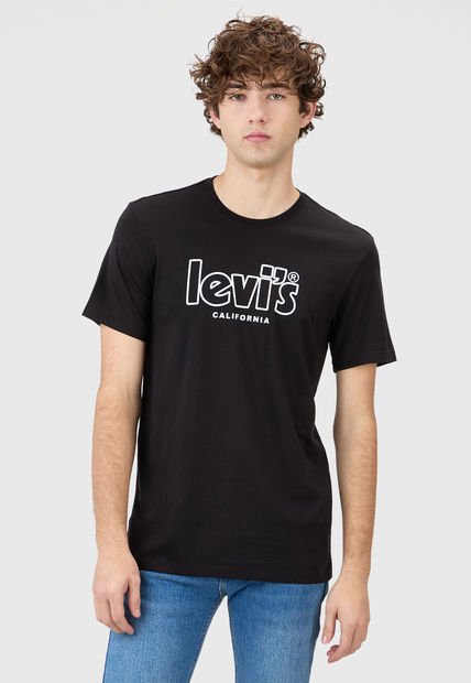 Camiseta Negro-Blanco Levi's