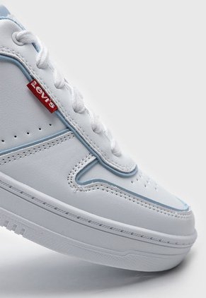 Tenis Lifestyle Blanco-Celeste Levi's Drive Hi