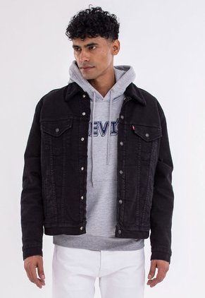 Chaqueta Denim Negro Levi's Sherpa Trucker