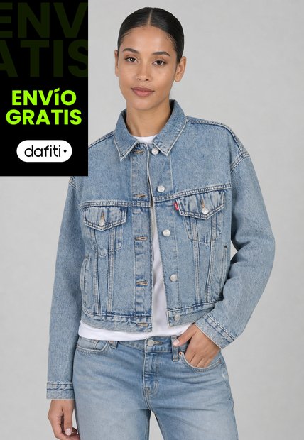 Chaqueta Denim Levi's Shrunken 90's Trucker Índigo Claro