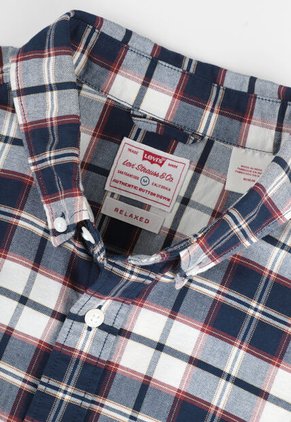 Camisa Levi's Authentic Button Azul