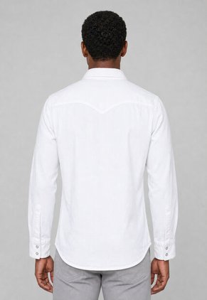 Camisa Denim Levi's Barstow Western Blanco