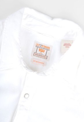 Camisa Denim Levi's Barstow Western Blanco