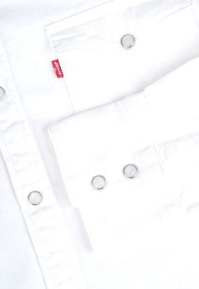 Camisa Denim Levi's Barstow Western Blanco