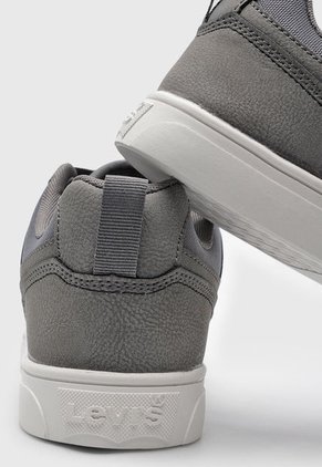 Tenis Lifestyle Gris Oscuro-Marfil Levi's Liam Lo