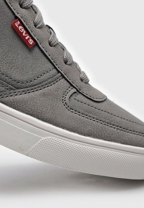 Tenis Lifestyle Gris Oscuro-Marfil Levi's Liam Lo