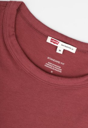 Camiseta Levi's Icon Borgoña