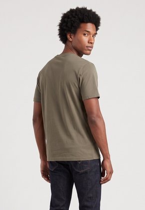 Camiseta Levi's Graphic Crewneck Verde Oliva