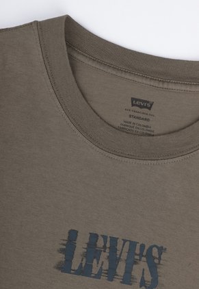 Camiseta Levi's Graphic Crewneck Verde Oliva