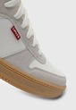 Tenis Lifestyle Blanco-Gris-Crema Levi's Drive Hi 2 de Levis
