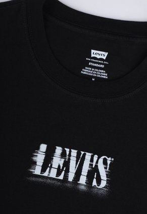 Camiseta Levi's Graphic Crewneck Negro