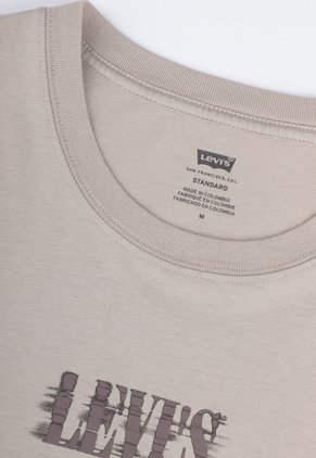 Camiseta Levi's Graphic Crewneck Taupe