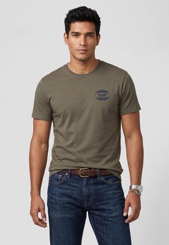 Camiseta Levi's Graphic Verde Oliva Levis