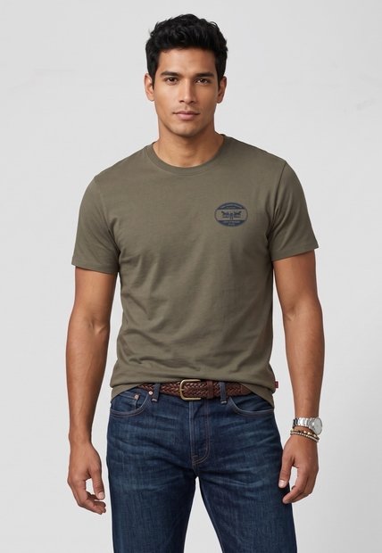 Camiseta Levi's Graphic Verde Oliva