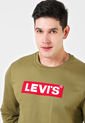 Buzo Verde Oliva-Rojo-Blanco Levi's de Levis