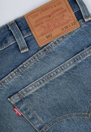 Jean Levi's 501 Original Fit Índigo Medio