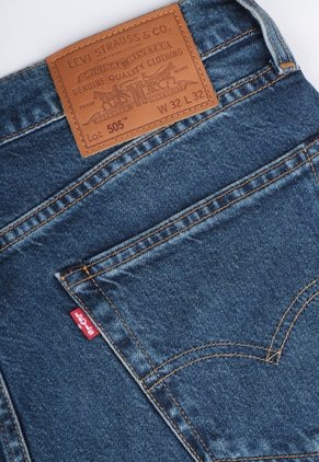 Jean Levi's 505 Regular Fit Índigo Medio