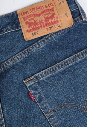 Jean Levi's 501 Relaxed Fit Índigo Medio