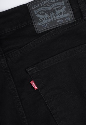 Jean Levi's 514 Straight Fit Negro