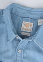 Camisa Denim Levi's The Barstow Western Índigo Claro de Levis