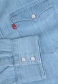Camisa Denim Levi's The Barstow Western Índigo Claro de Levis