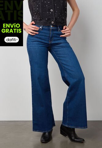 Jean Levi's 318 Shaping Wide Leg Fit índigo Medio Levis