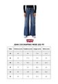 Jean Levi's 318 Shaping Wide Leg Fit Negro de Levis