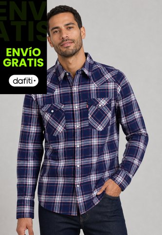 Camisa Levi's Barstow Western Azul Levis