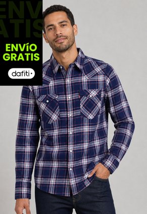 Camisa Levi's Barstow Western Azul