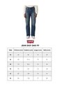 Jean Levi's Easy Dad Straight Fit Índigo Claro de Levis