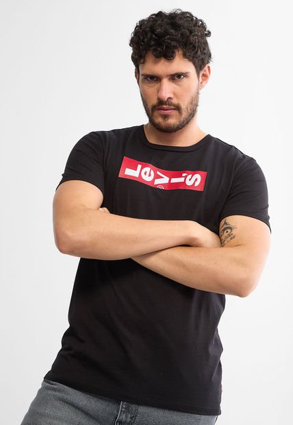 Camiseta Negro-Rojo-Blanco Levi's