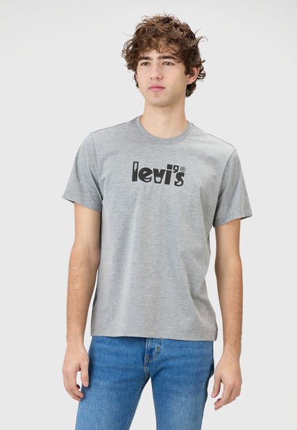 Camiseta Gris-Negro Levi's