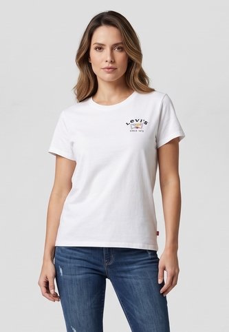 Camiseta Levi's Perfect Tee Marfil Levis