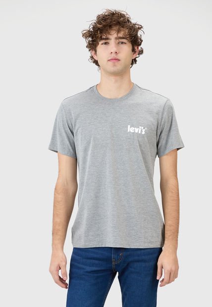 Camiseta Gris-Blanco Levi's