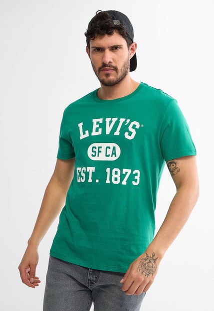 Camiseta Verde-Blanco Levi's
