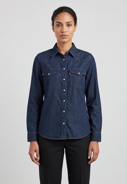 Camisa Denim Levi's Ultimate Western Índigo Oscuro