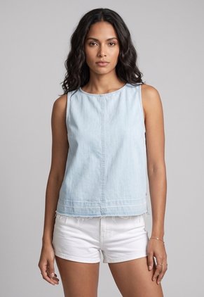 Blusa Denim Levi's Índigo Claro