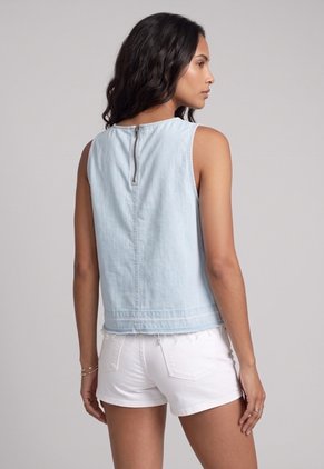 Blusa Denim Levi's Índigo Claro
