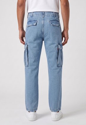 Jean Levi's XX Cargo Straight Fit Índigo Claro