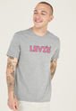 Camiseta Gris-Rosa-Negro Levi's Graphic de Levis