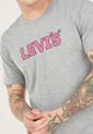 Camiseta Gris-Rosa-Negro Levi's Graphic de Levis