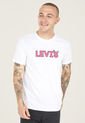 Camiseta Blanco-Rosa-Negro Levi's Graphic de Levis